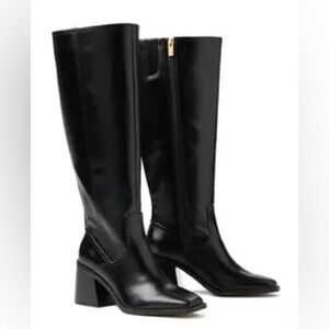 Vince Camuto Square Toe Wide Calf Boots